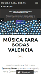 Mobile Screenshot of musicaparabodasvalencia.com